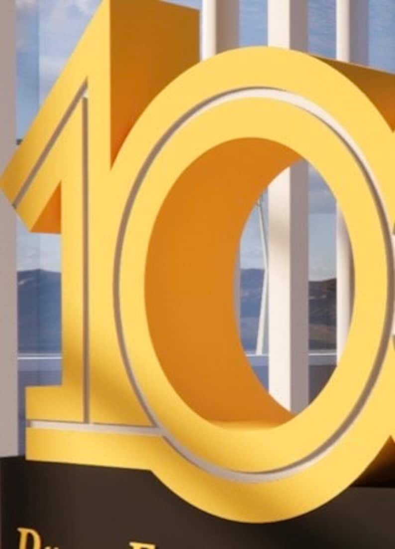 Custom 3D Laser Cut Metal LED Sign | Aluminum with Base | Commercial Business Signage