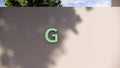 Custom Gold Stainless Steel Channel Letter Sign | LED Backlit Storefront Sign