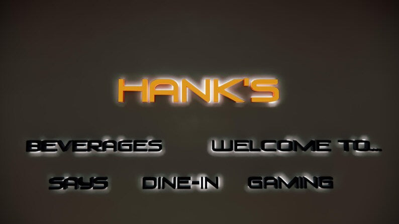 Custom LED Backlit Sign | Restaurant Bar & Coffee Shop Signage | Vibrant Personalized Business Signs