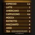 Custom LED Backlit Menu Board | Wooden Restaurant Cafe Sign | Wall-Mounted Illuminated Menu Display
