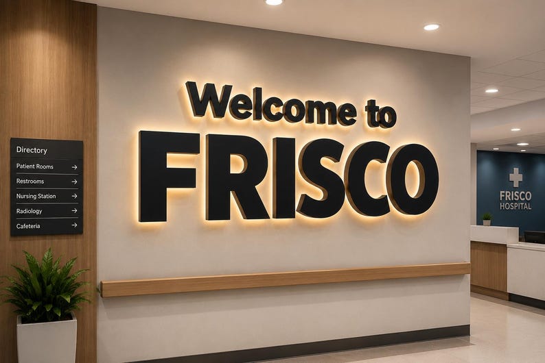 Custom Halo-Lit LED Channel Letter Sign | Backlit Business Logo | Reception Lobby Storefront | Any Size