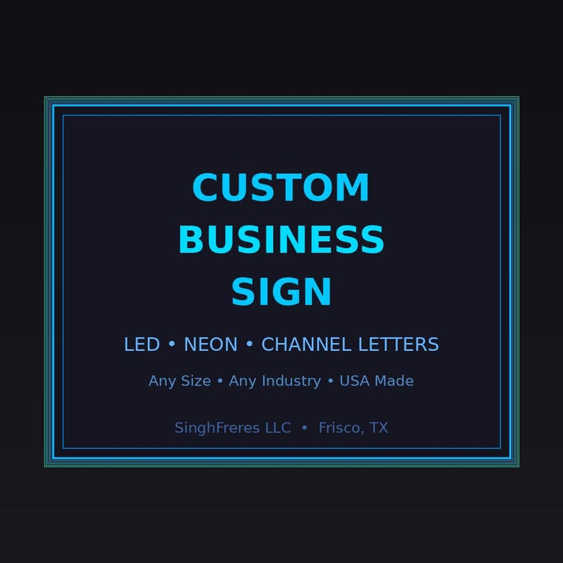 Custom Coffee Shop Sign | LED Cafe Sign | Espresso Bar Sign | Coffee Neon Sign | USA Made